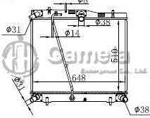 6192025255-T - Radiator for TOYOTA