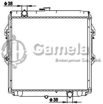 6192025276-T - Radiator for TOYOTA HILUX 4X4 PETROL LH 02- M/T