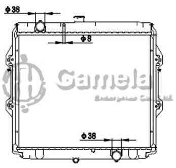 6192025278-T - Radiator for TOYOTA HILUX TIGER 2WD D4D/2KD PETROL LH 02- M/T