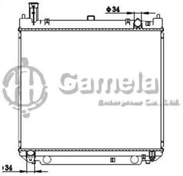 6192025326-T - Radiator for TOYOTA HIACE REDIUS LXH43V 97-02 M/T NISSENS: 64857A OEM: 164005B330, 164005B331, 1640002100