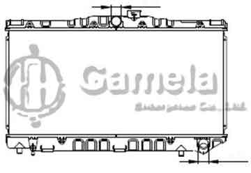 6192025334-T - Radiator for TOYOTA CARINA ST150 84-88 A/T NISSENS: 64866 OEM: 1640063130, 1640074300