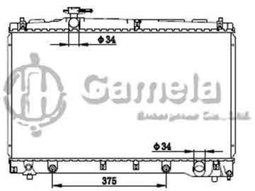 6192025340-T - Radiator for TOYOTA IPSUM/PICNIC AVENSIS ACM21W 01- A/T