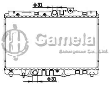 6192025356-T - Radiator for TOYOTA COROLLA EE90 87-95 M/T NISSENS: 64741 OEM: 1640011170, 1640016150