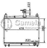 6192025366-T - Radiator for TOYOTA VIOS M/T OEM: 16400OM030