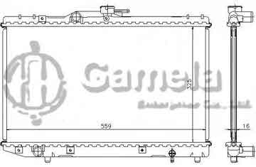 6192025372-T - Radiator for TOYOTA STARLE 1.3 89-99 M/T NISSENS: 64773 OEM: 1640011350, 1640011380, 1640011750, 1640011850