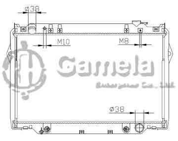 6192025392-T - Radiator for TOYOTA A/T