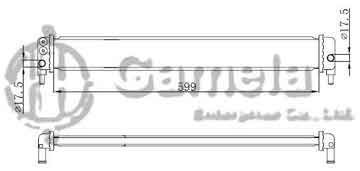 6192025442-T - Radiator for TOYOTA M/T