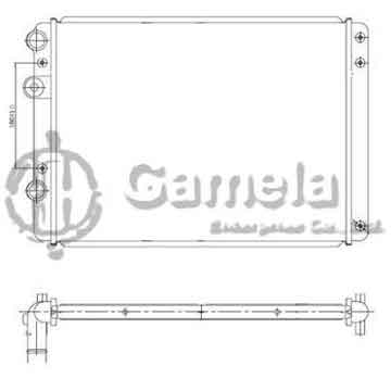 6192223032-T - Radiator for VOLKSWAGEN POLO / LUPO / SEAT AROSA 16V/Tdi1.4/1.6/1.7/1.9 94-03 M/T NISSENS: 652341 OEM: 6N0121253K