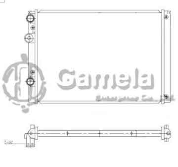 6192223034-T - Radiator for VOLKSWAGEN POLO / LUPO Fsi/D1.4/1.9 94-01 M/T NISSENS: 652321 OEM: 6N0121253L