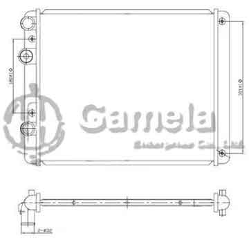 6192223048-T - Radiator for VOLKSWAGEN POLO / LUPO / SEAT AROSA 16V/Tdi/Sdi 1.4/1.7 94-97 M/T NISSENS: 652341 OEM: 6N0121253K, 6N0121201