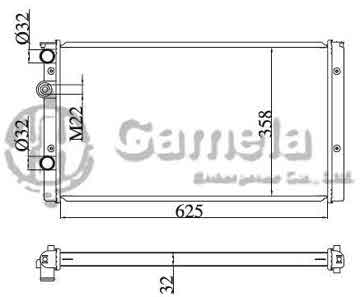 6192223067-T - Radiator for VOLKSWAGEN Golf MT