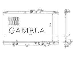 6200019 - Radiator for HONDA ACCORD CD5 '94-97 AT OEM: 19010-POH-A51/POH/A01 DPI: 1494