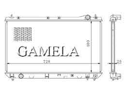 6200035 - Radiator for CAMRY MCV20 97-01 MT OEM: 16400-0A050 DPI: 2004