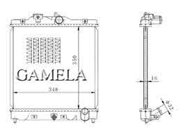 6200102 - Radiator for CIVIC B16A 92-00 MT OEM: 19010-P30-J02/03/04 DPI: 1570