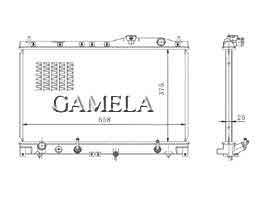 6200112 - Radiator for VIGOR CC2/CC5/G25A 92-94 AT OEM: 19010-PV1-904 DPI: 1277