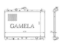 6200116 - Radiator for LEGEND KA7/C32A 91-95 MT DPI: 1951