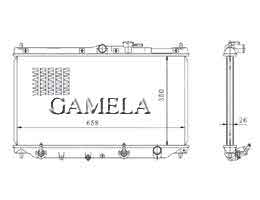 6200123 - Radiator for HONDA ACCORD CB7 90-93 AT OEM: 19010-PT1-902/905 DPI: 19