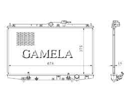 6200125 - Radiator for HONDA ACCORD COUPE 98-00 AT OEM: 19010-PAA-A51/PCA-013 DPI: 2148