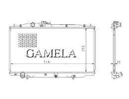 6200131 - Radiator for HONDA ACCORD 2003 3.0 CM6 03- MT OEM: 19010-RCA-A52 DPI: 2571