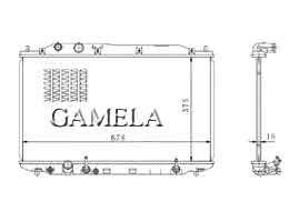 6200133 - Radiator for HONDA CIVIC 06-08 AT DPI: 2923