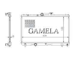 6200147 - Radiator for COROLLA Ae110 98-00 MT OEM: 16400-02100/1/15450/15690 DPI: 1436 1436