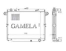 6200153 - Radiator for PRADO HDJ100 01- OEM: 16400-66110