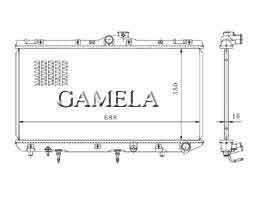 6200154 - Radiator for COROLLA Ce100 93-97 OEM: 16400-64640