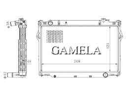 6200164 - Radiator for LANDCRUISER 93-98 OEM: 16400-66030