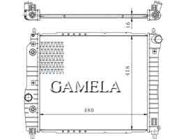 6200170 - Radiator for DAEWOO KALOS AT OEM: 96536524 NISSENS: 61635