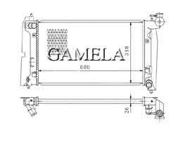 6200181 - Radiator for COROLLA ZZE122 01-04 MT OEM: 16400 DPI: 2428