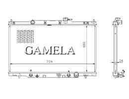 6200189 - Radiator for HONDA CR-V RD5 AT OEM: 19010-PPA-A51 DPI: 2443