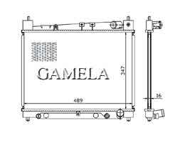 6200203 - Radiator for ECHO YARIS 99- MT OEM: 16400-210060 DPI: 2304