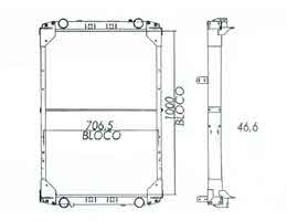 6200459 - Radiator Proteus Arabia 17240 6200459