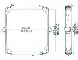 6205826-CHRYSLER-Radiator-L-1622-OF-1722 - Radiator L-1622/OF-1722 6205826-CHRYSLER-Radiator-L-1622-OF-1722