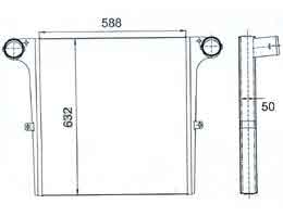 6208231 - Intercooler CARGO 1317/1517 6208231