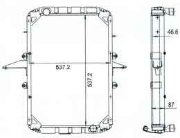 6208441 - Radiator CARGO 815/915 6208441