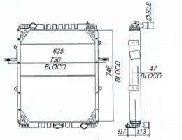 6249233 - Radiator Cargo 2630 / 4030 6249233