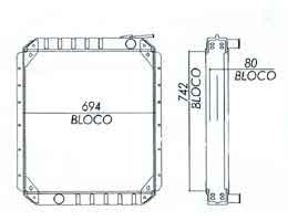 6250428 - Radiator O-370/O-371 RSD 6250428