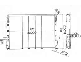 6250685 - Radiator T-112/ T 113 c 6250685