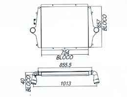 6253354 - Intercooler F 12000 / F 14000 99 6253354