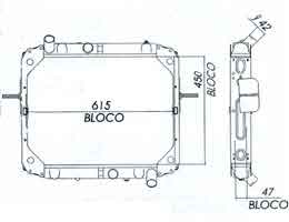 6253356 - Radiator L - 712 / 914 EletUnico 6253356