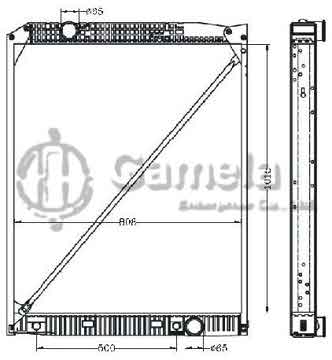 6255003 - Radiator 6255003 OEM: 9425001203/2303/2803/2903