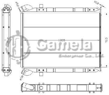 6255062 - Radiator for SCANIA Ⅰ R(81) 112 DSC11 MT OEM: 1321887/310082/334842