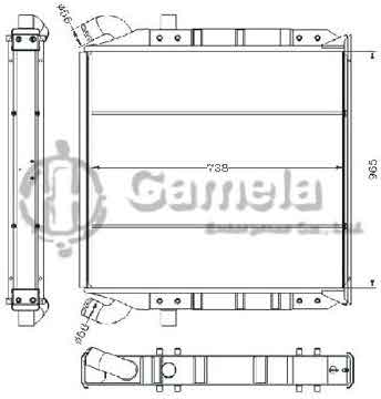 6255064 - Radiator for R(89) 113 DSC11'89 MT OEM: 1321888/371625