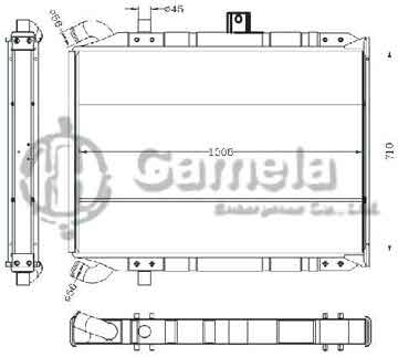 6255065 - Radiator for R(89) 113 DSC11'89 MT OEM: 1321888/371625