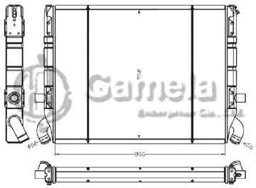 6255068 - Radiator for P(89) 113 DSC11'89 MT OEM: 1100631/310081/334841