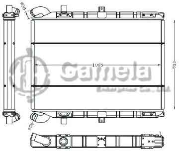 6255069 - Radiator for R(89) 113 DSC11'89 MT OEM: 1321888/371625