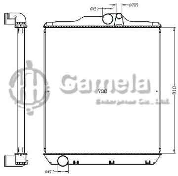 6255085 - Radiator for SUPER GREAT FP512D MT OEM: ME293118