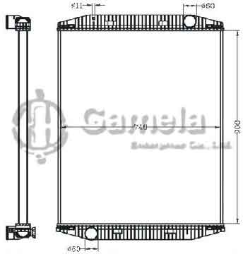 6255108 - Radiator for IVECO Eurostar'92-02 MT OEM: 500326345/EUROSTAR