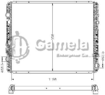 6255142 - Radiator for FREIGHTLINER MT